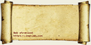 Jakov Ognjanović vizit kartica